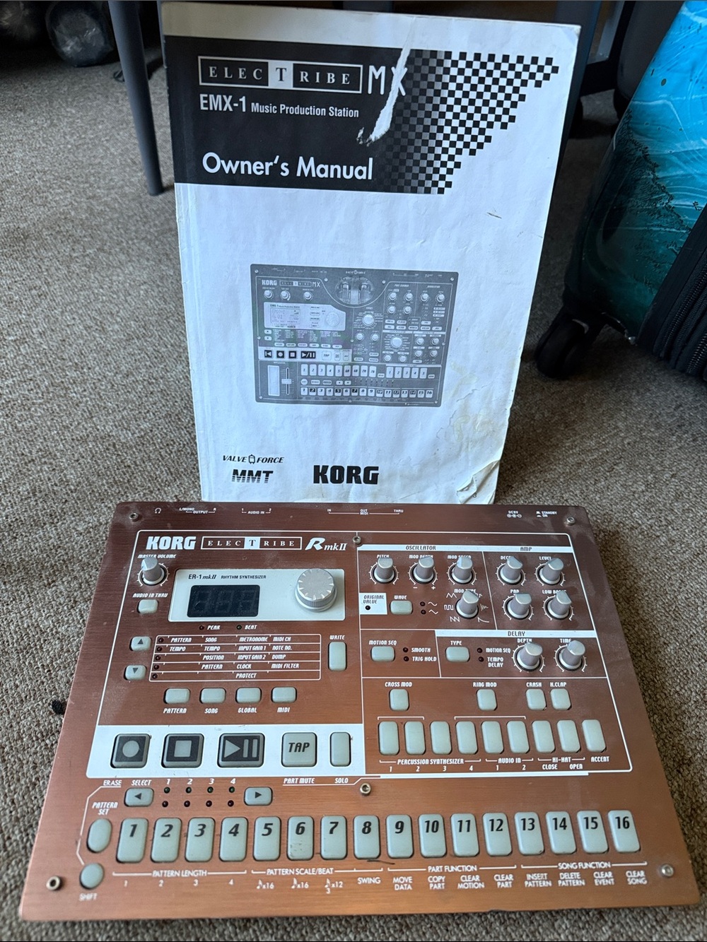 Korg Electribe R MkII Rhythm Synthesizer - with Original Manual-